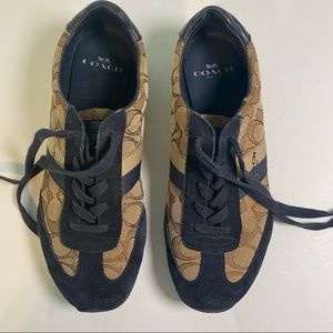 Coach Black & Brown Tennis Shoe